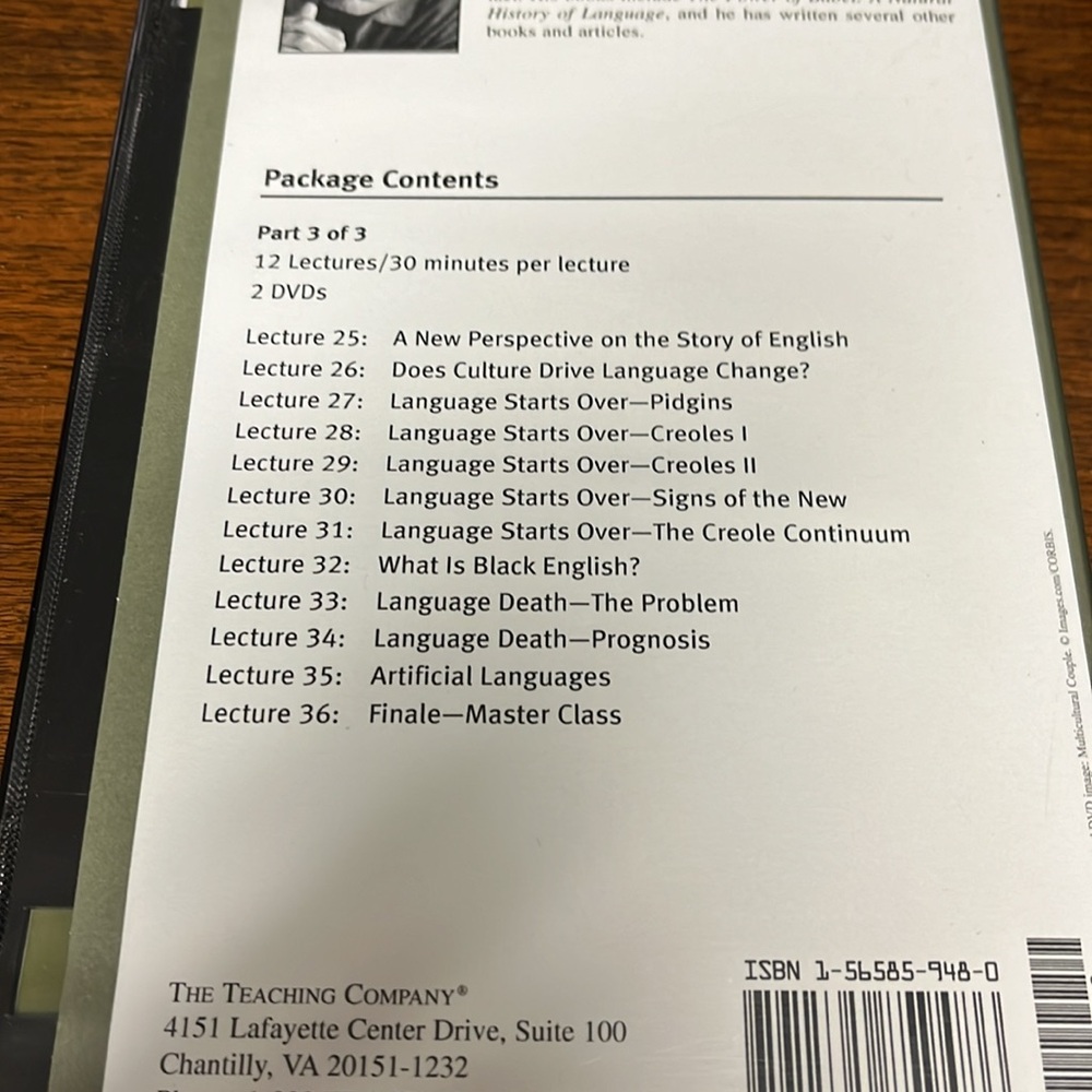 The Great Courses: The Story of Human Language DVD - Picture 3 of 8